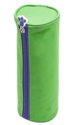 PENCIL CASE GLITTER CRITTERS ROLLME BARREL GREEN