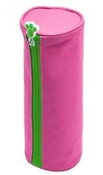 PENCIL CASE GLITTER CRITTERS ROLLME BARREL PINK