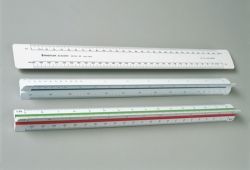 RULER SCALE STAEDTLER ACADEMY NO.2 (1:1,1:50,1:5,1:100)