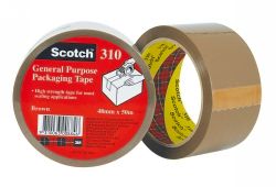 SP-TAPE PACKAGING SCOTCH 48MMX50M BROWN 310-1PK