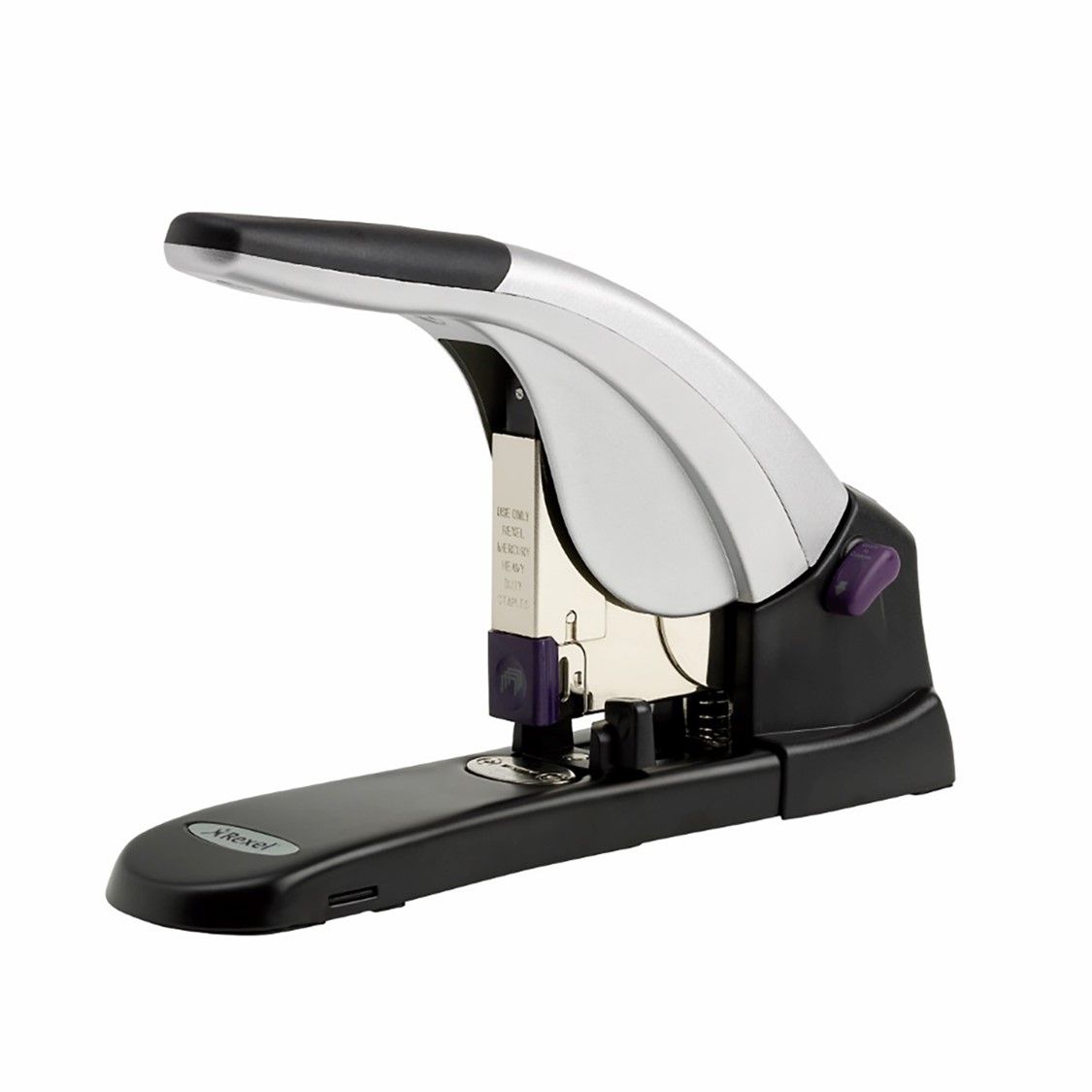 STAPLER REXEL MERCURY 120SHTS HEAVY DUTY SLV/BLK