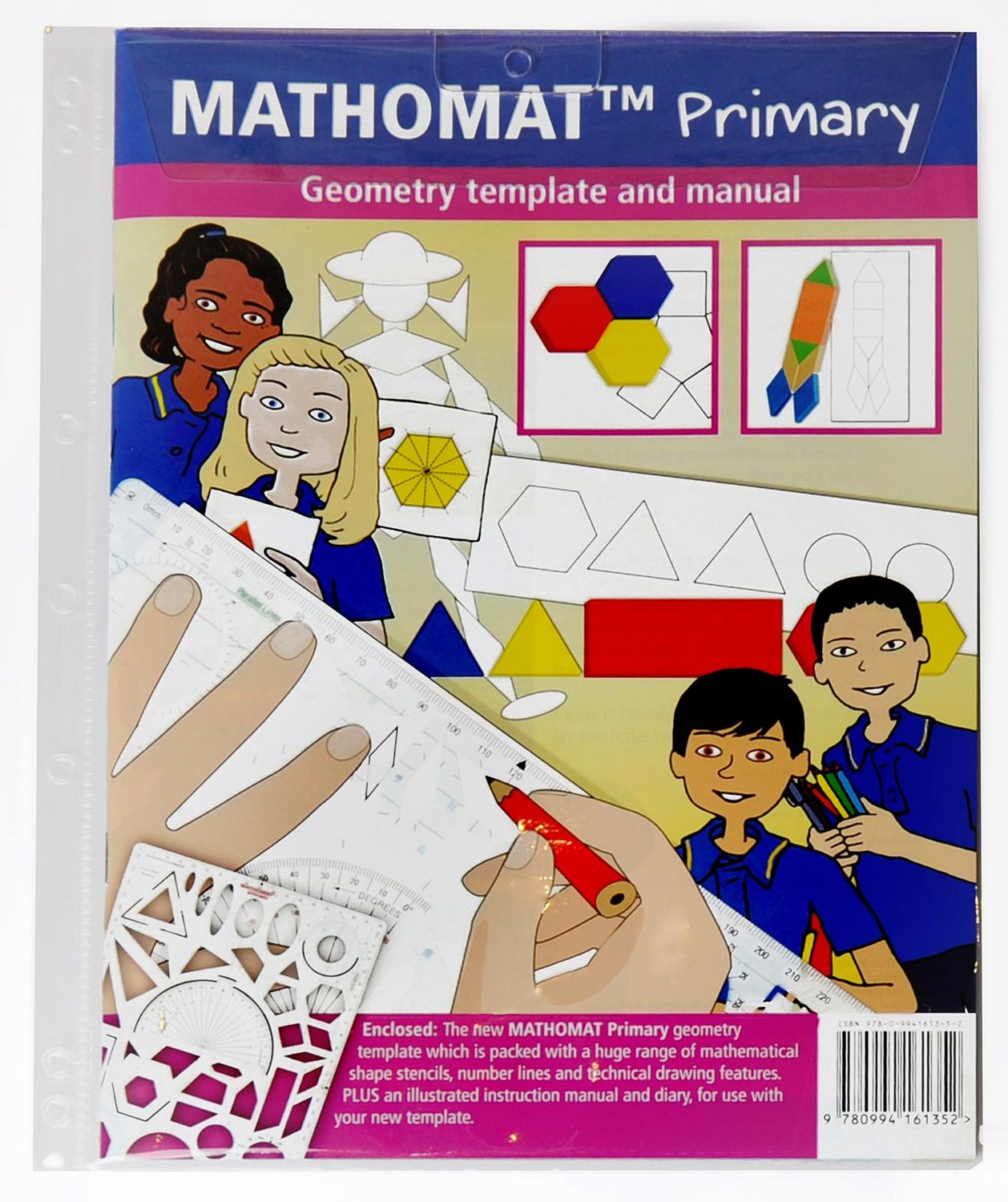 SP STENCIL TEMPLATE MATHOMAT PRIMARY WLT WITH ILLUSTRD STUDENT MANUAL 56PG