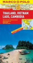 SP- MAP MARCO POLO THAILAND VIETNAM LAOS CAMBODIA