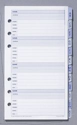 SP- DAYPLANNER REFILL DEBDEN A-Z TABS DK1001