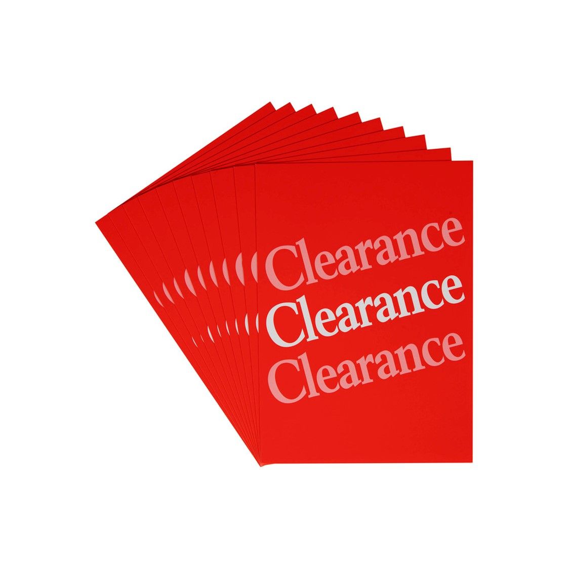 SP- SIGN QUIKSTIK A4 CLEARANCE PK10