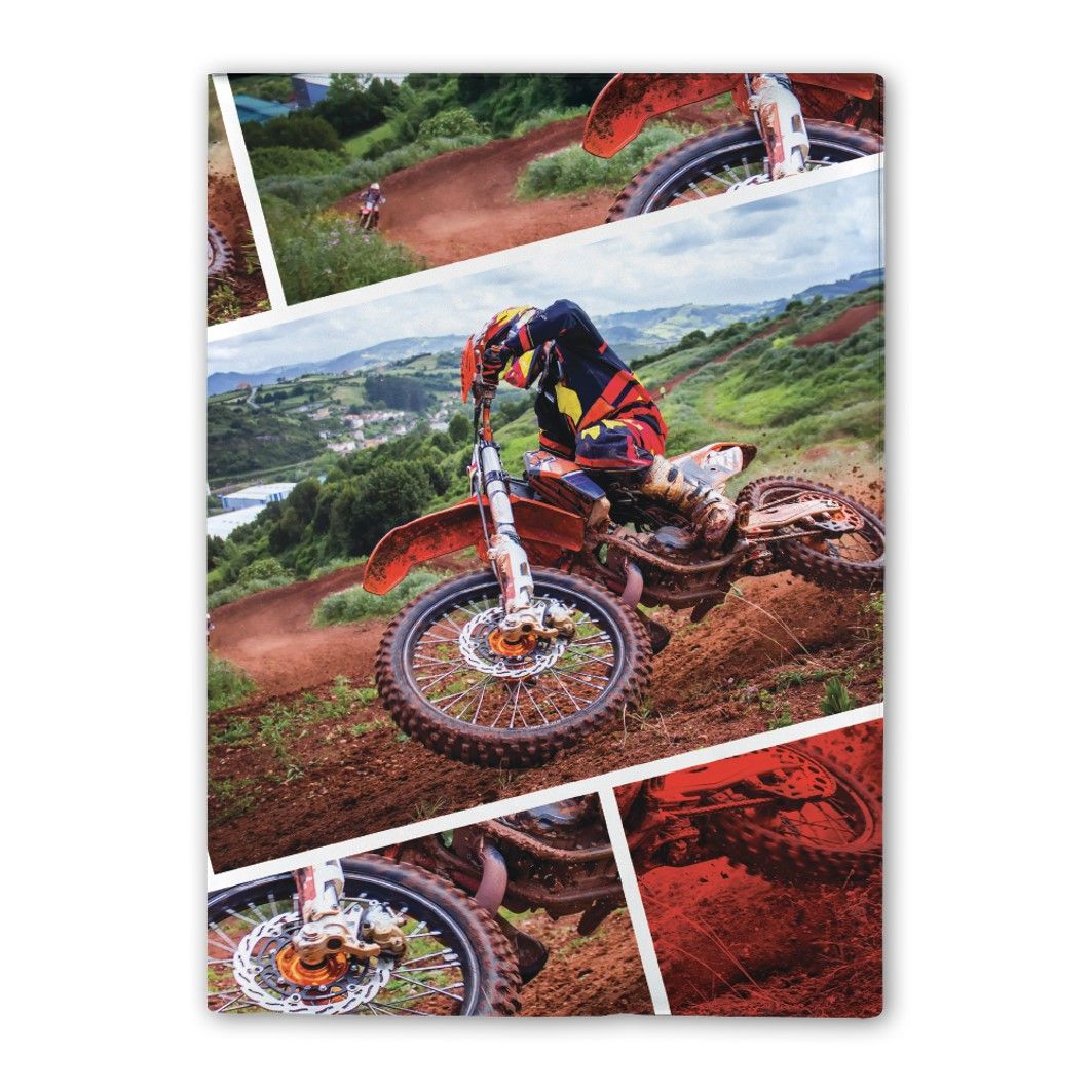 BOOK SLEEVES SCHOOL BUZZ A4 MOTOCROSS MADNESS