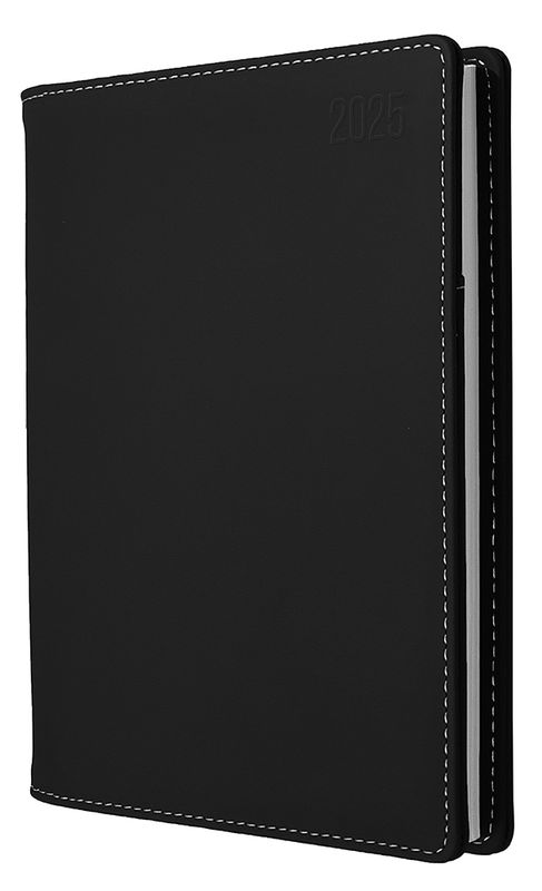 DIARY 2025 DEBDEN ASSOCIATE II A5 4351.U99 1DTP BLACK