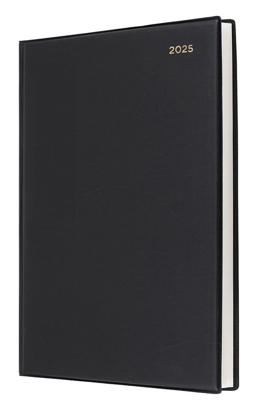 DIARY 2025 COLLINS BELMONT A4 147.V99 PVC 1DTP BLACK