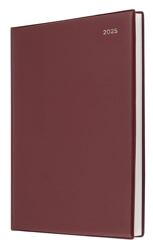 DIARY 2025 COLLINS BELMONT A4 147.V78 PVC 1DTP C RED