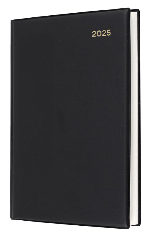 DIARY 2025 COLLINS BELMONT A5 187.V99 PVC 1DTP BLACK