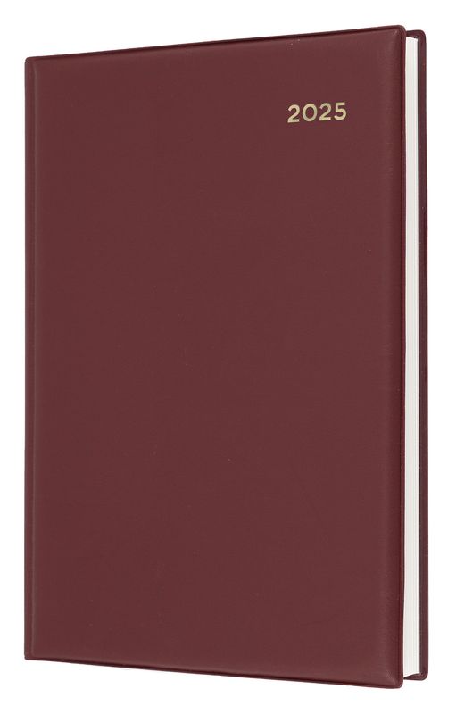 DIARY 2025 COLLINS BELMONT A5 187.V78 PVC 1DTP C RED