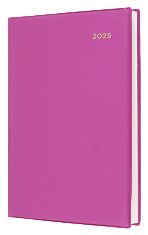 DIARY 2025 COLLINS BELMONT A5 187.V50 PVC 1DTP PINK