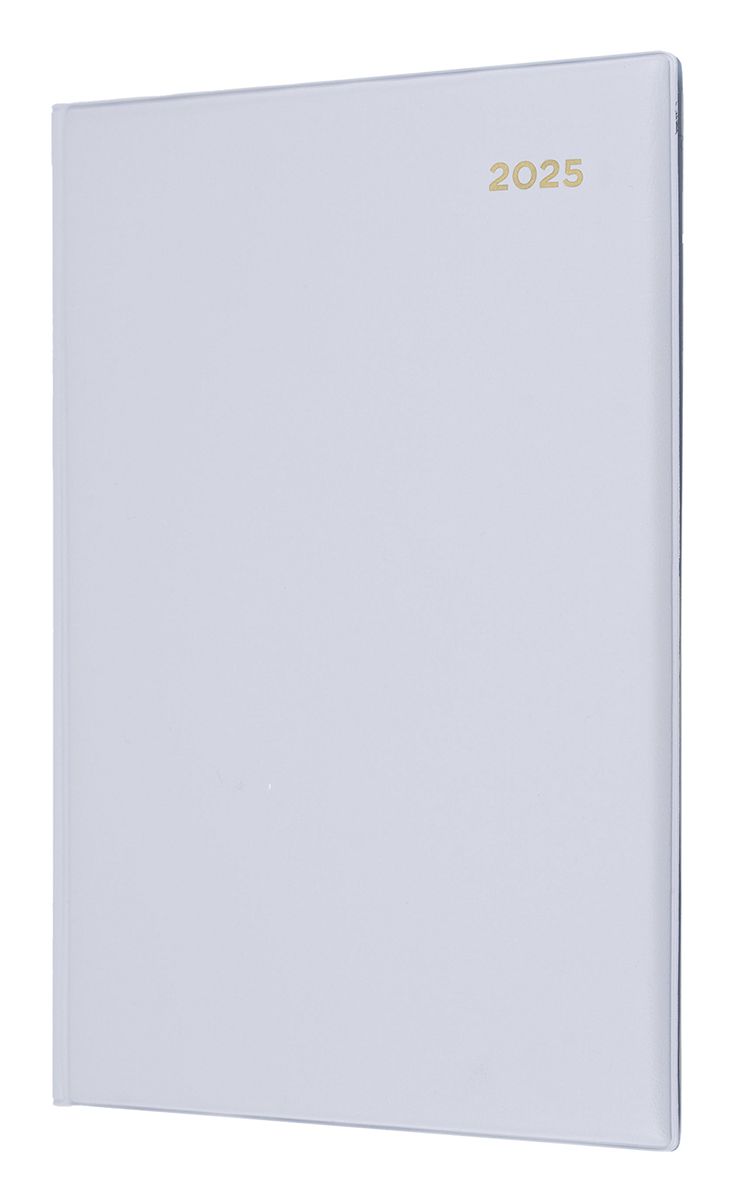 DIARY 2025 COLLINS BELMONT A5 387.V98 PVC WTV GREY