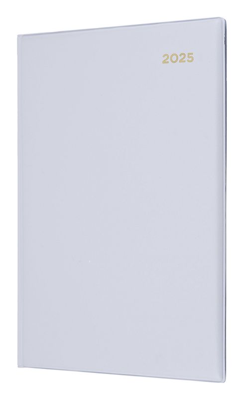 DIARY 2025 COLLINS BELMONT A5 387.V98 PVC WTV GREY