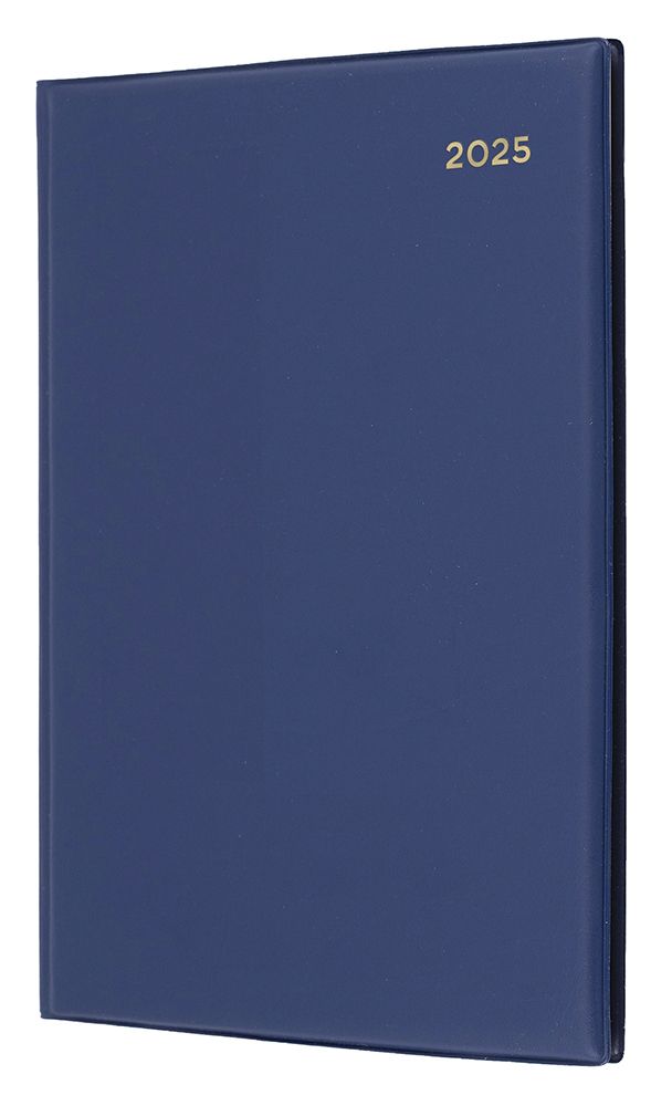 DIARY 2025 COLLINS BELMONT A5 387.V59 PVC WTV NAVY