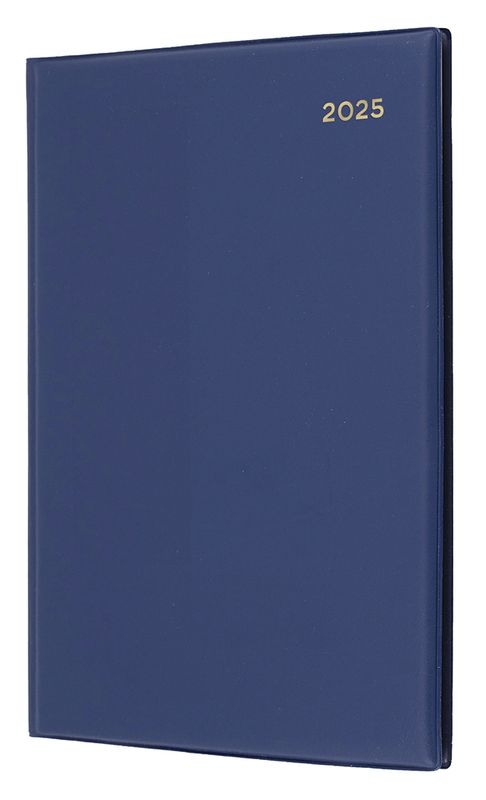 DIARY 2025 COLLINS BELMONT A5 387.V59 PVC WTV NAVY