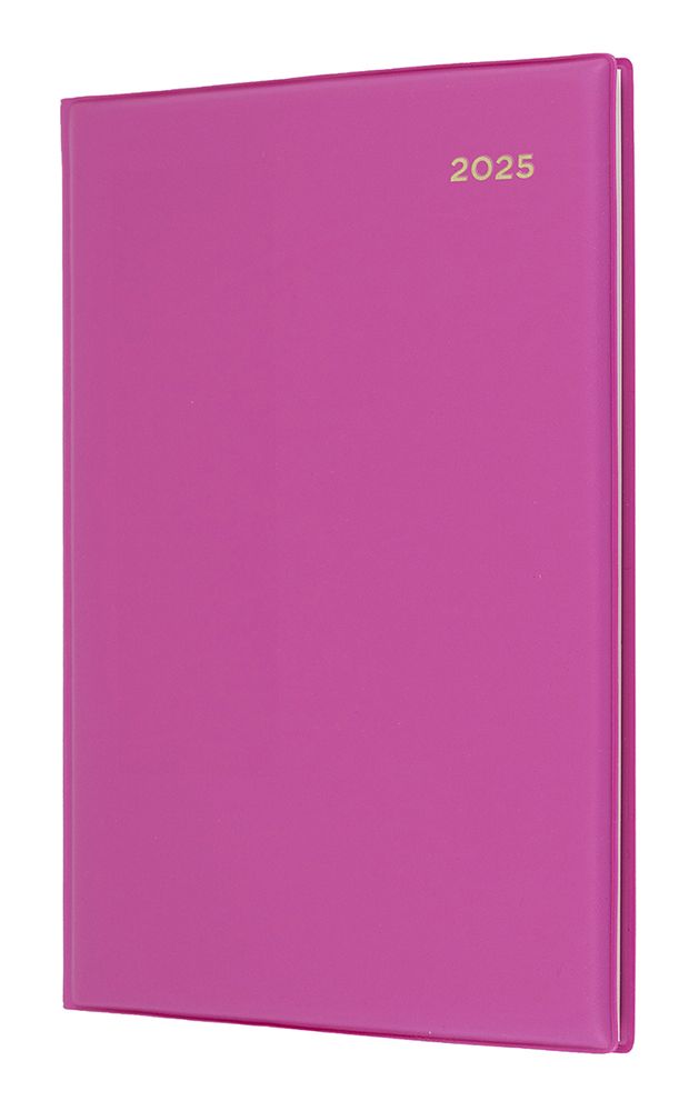 DIARY 2025 COLLINS BELMONT A5 387.V50 PVC WTV PINK