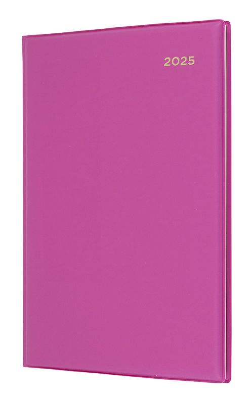 DIARY 2025 COLLINS BELMONT A5 387.V50 PVC WTV PINK