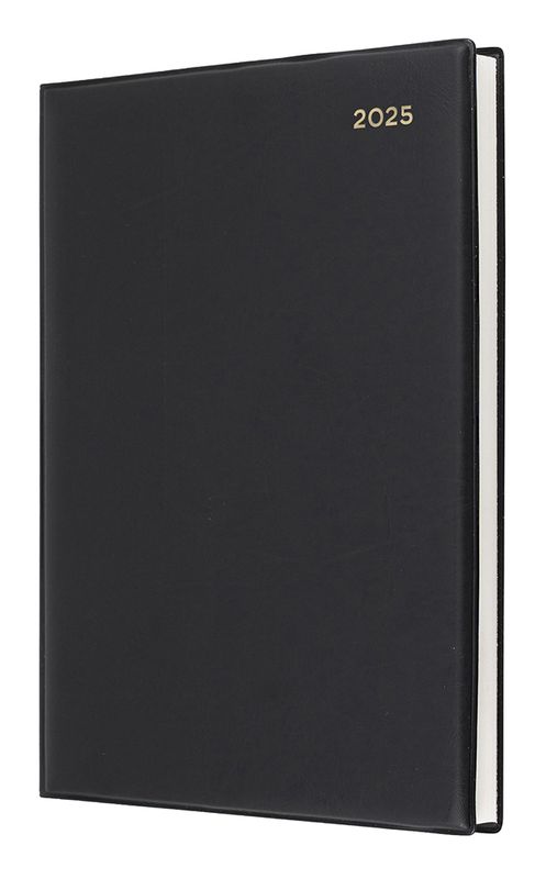 DIARY 2025 COLLINS BELMONT 190X260MM QBA41.V99 PVC MANAGER 1DTP BLACK