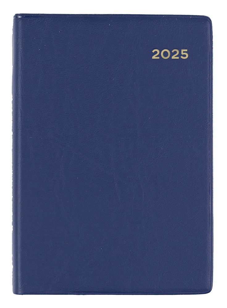DIARY 2025 COLLINS BELMONT A7 105X74MM 137.V59 PVC POCKET 1DTP NAVY