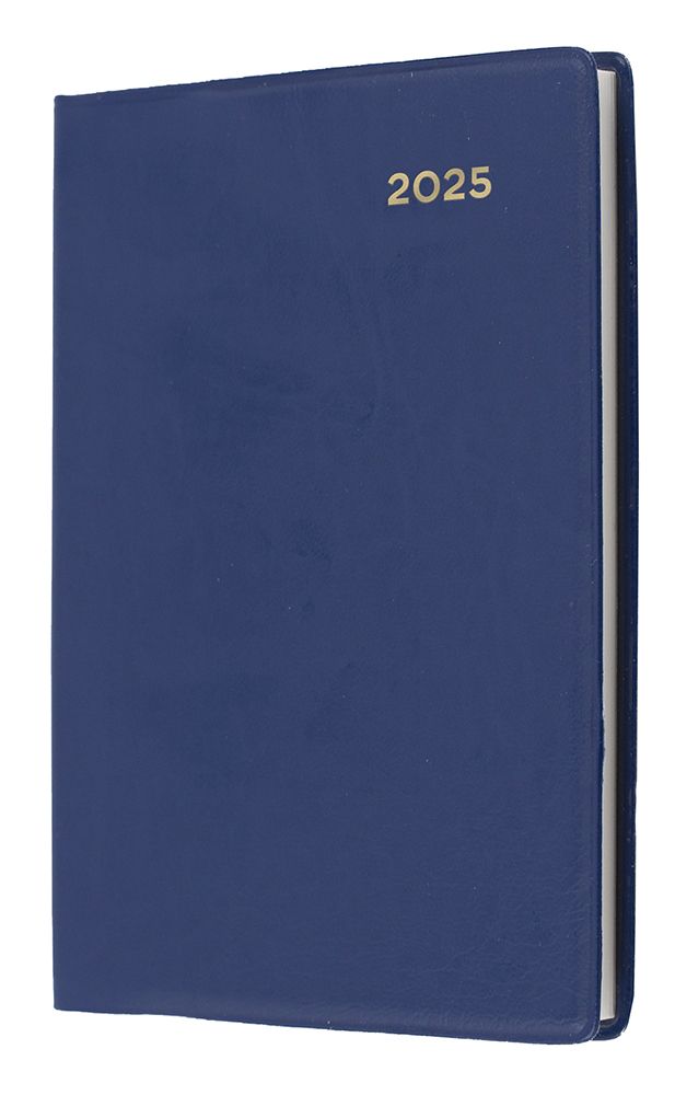 DIARY 2025 COLLINS BELMONT A7 105X74MM 337.V59 PVC POCKET WTV NAVY