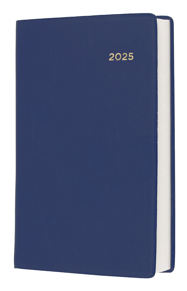 DIARY 2025 COLLINS BELMONT B7R 125X80MM 157.V59 B7R PVC POCKET 1DTP NAVY