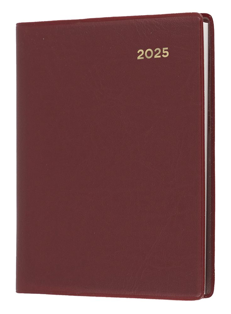 DIARY 2025 COLLINS BELMONT A7 105X74MM 337P.V78 PVC PKT W PENCIL WTV BURG