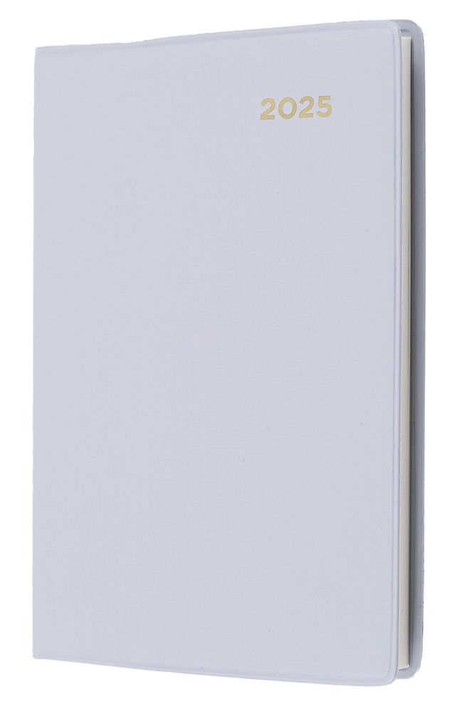 DIARY 2025 COLLINS BELMONT A7 105X74MM 337.V98 PVC POCKET WTV GREY