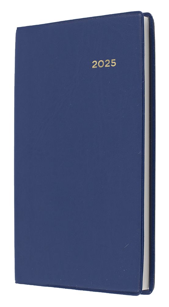 DIARY 2025 COLLINS BELMONT B7R 125X80MM 357.V59 PVC POCKET WTV NAVY