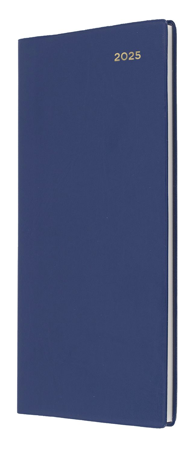 DIARY 2025 COLLINS BELMONT B6/7 176X88MM 377L.V59 PVC SLIM WTV LSCAPE NAVY