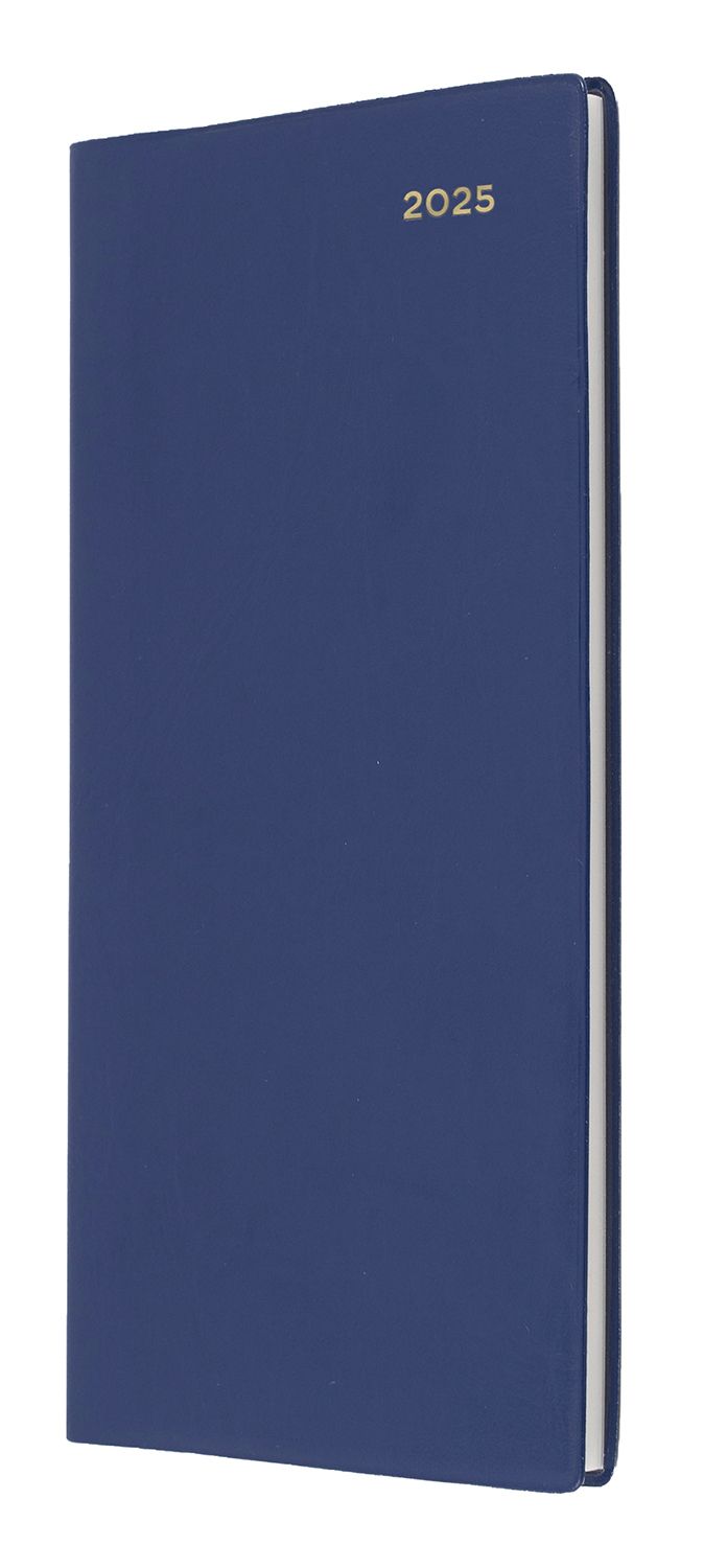 DIARY 2025 COLLINS BELMONT B6/7 176X88MM 377P.V59 PVC SLIM WTV PORT NAVY