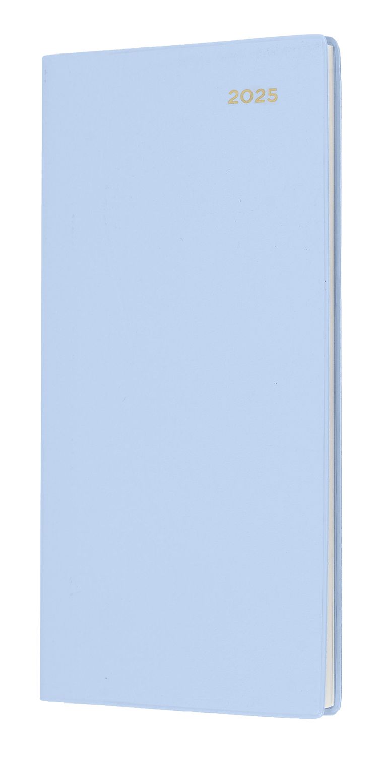 DIARY 2025 COLLINS BELMONT B6/7 176X88MM 377P.V53 PVC SLIM WTV PORT TEAL