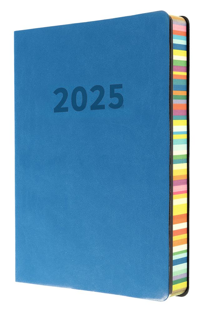 DIARY 2025 COLLINS EDGE RAINBOW A5 ED151.U57-25 1DTP BLUE