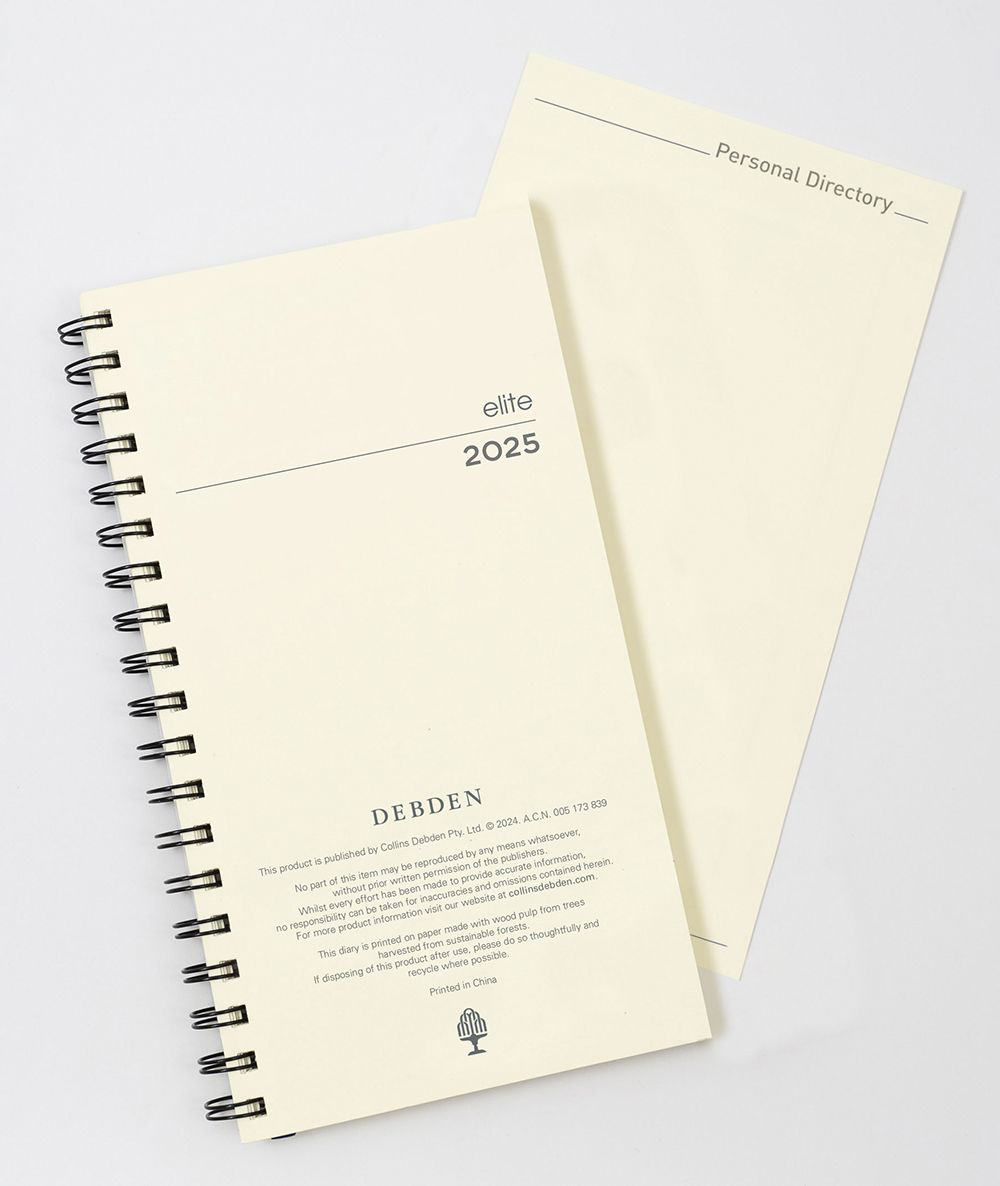 REFILL 2025 DEBDEN ELITE 85X152MM  1165.CRF-25 POCKET WTV