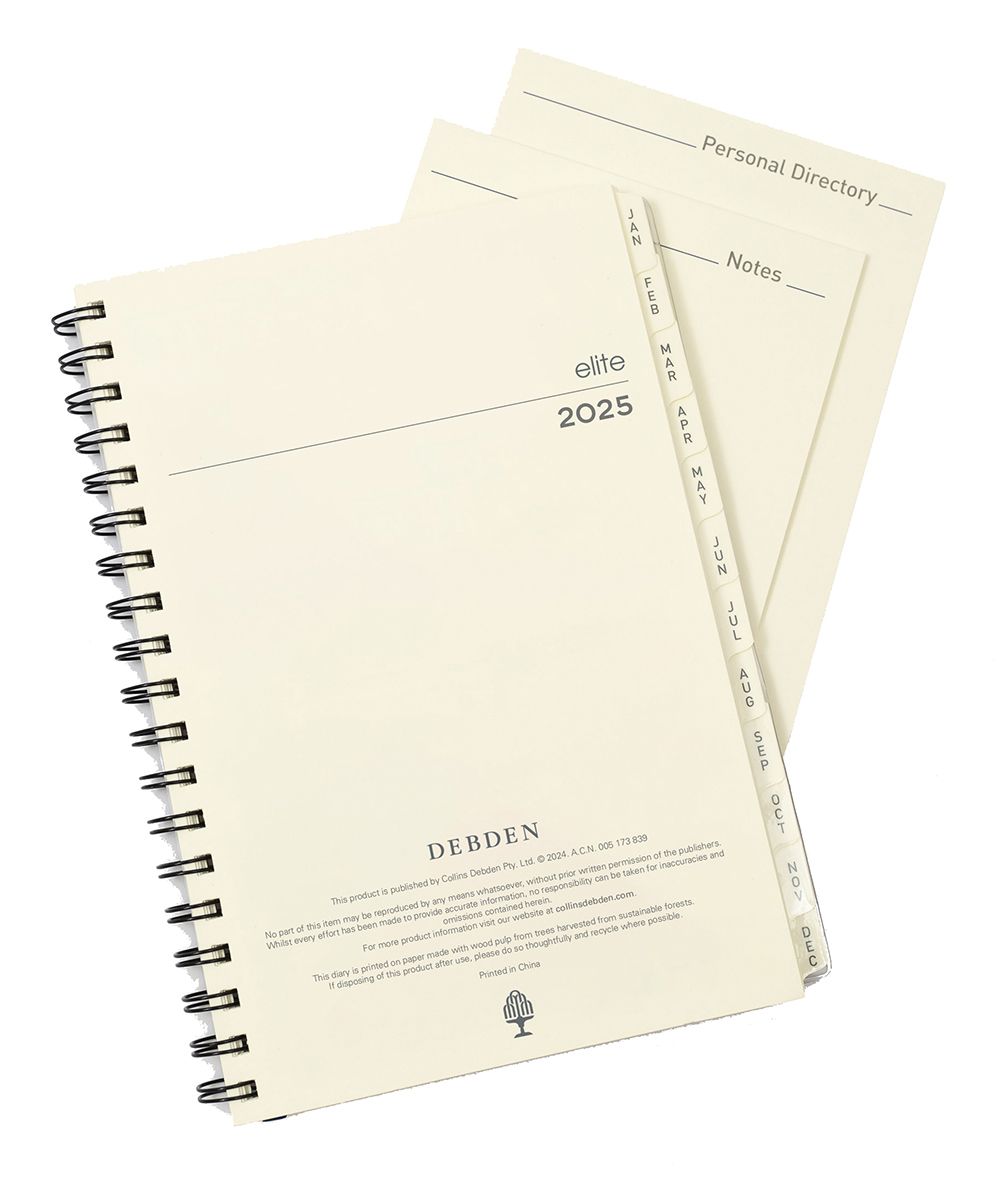REFILL 2025 DEBDEN ELITE 190X127MM 1150.CRF-25 COMPACT WTV