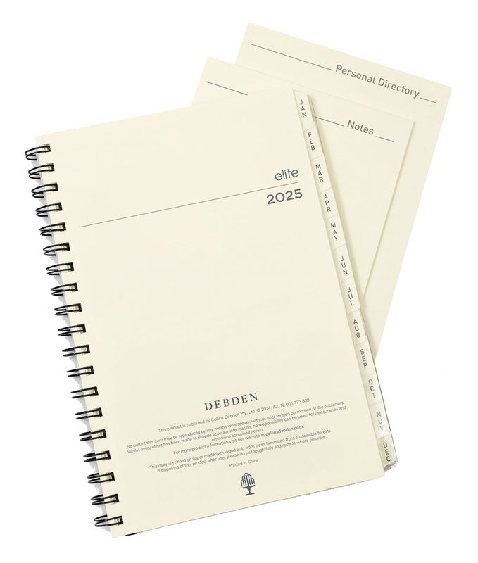 REFILL 2025 DEBDEN ELITE 190X127MM 1150.CRF-25 COMPACT WTV