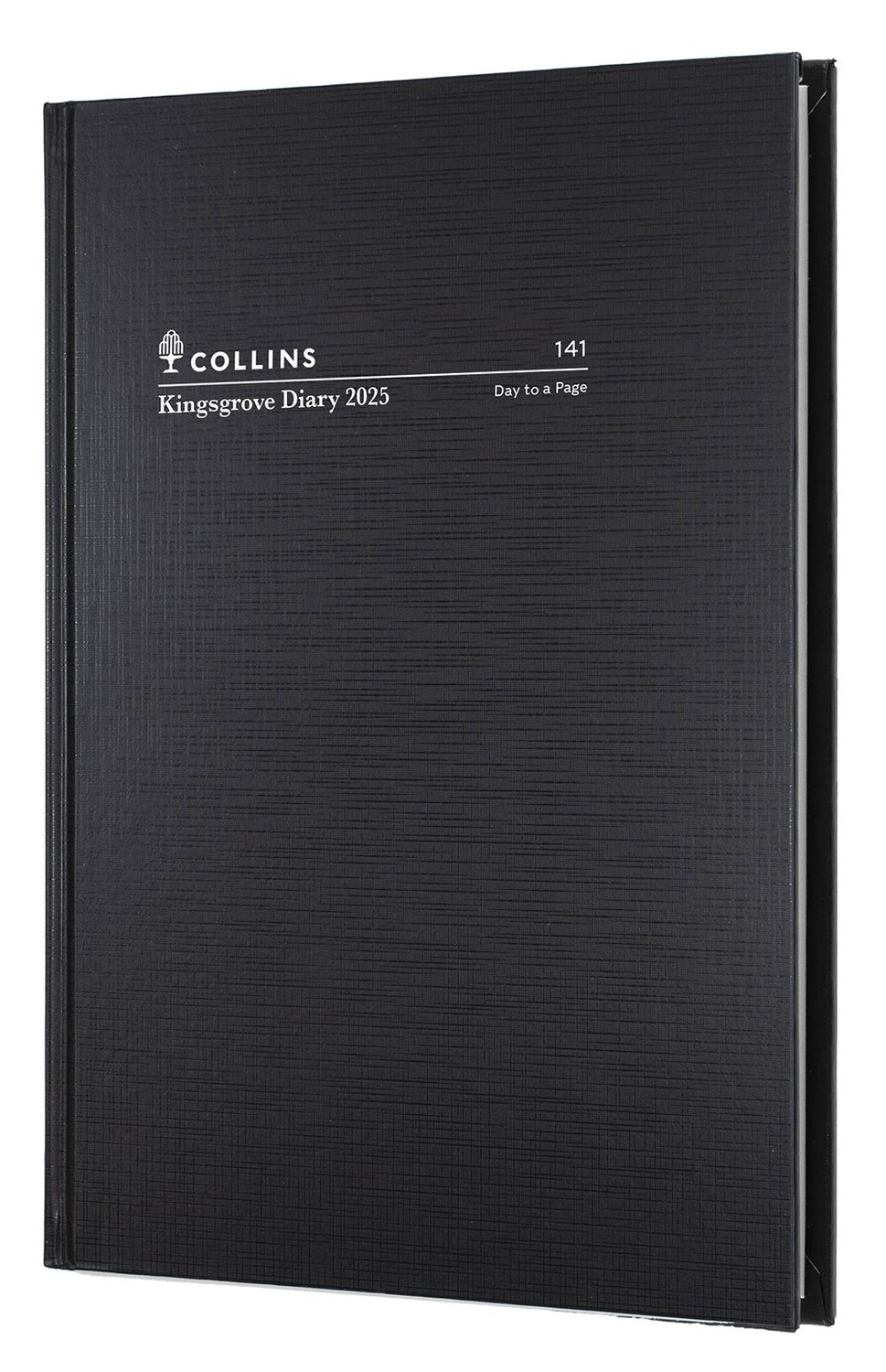 DIARY 2025 COLLINS KINGSGROVE A4 141.P99 1DTP BLACK