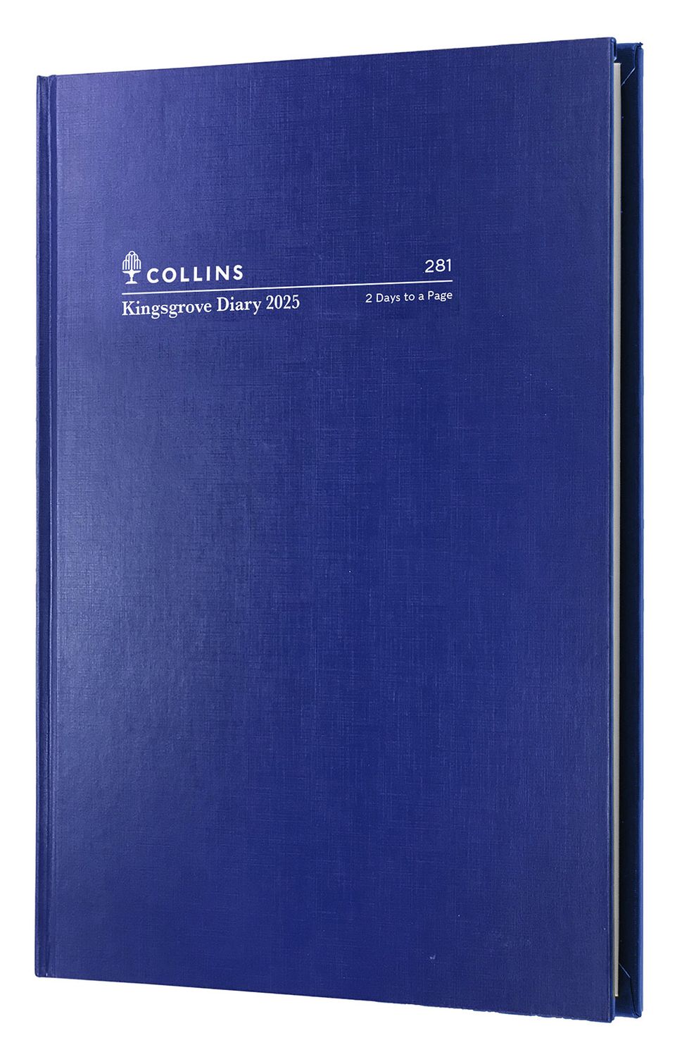 DIARY 2025 COLLINS KINGSGROVE A5 281.P59 2DTP BLUE