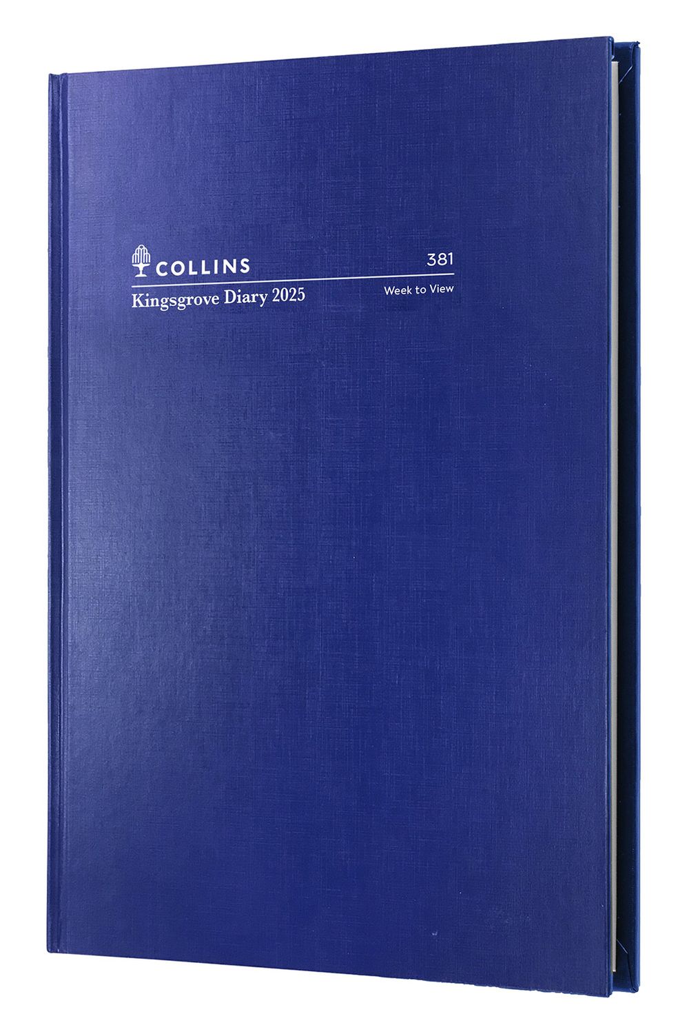 DIARY 2025 COLLINS KINGSGROVE A5 381.P59 WTV BLUE