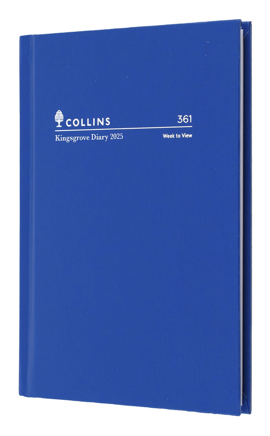 DIARY 2025 COLLINS KINGSGROVE A6 105X148MM 361.P59 WTV BLUE