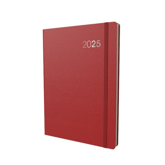 DIARY 2025 COLLINS LEGACY A4 CL41.15 1DTP RED