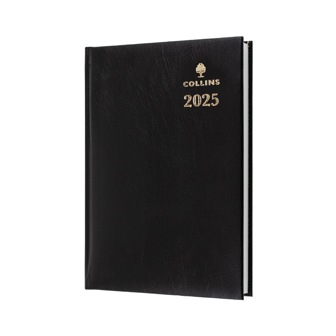 DIARY 2025 COLLINS STERLING A5 184.P99 1DTP BLACK
