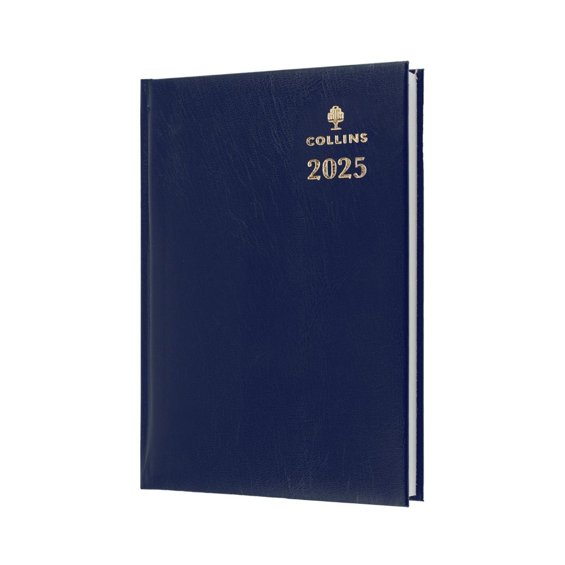 DIARY 2025 COLLINS STERLING A5 184.P59 1DTP BLUE