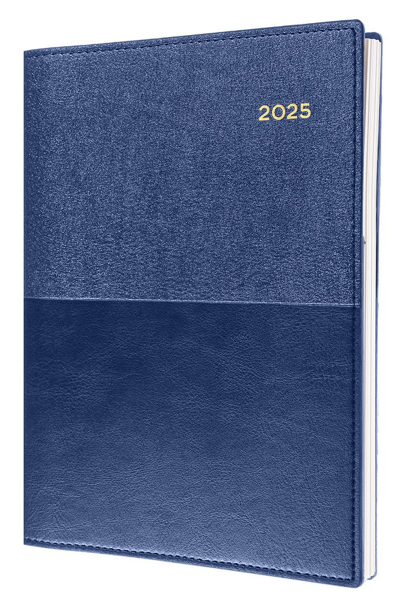 DIARY 2025 COLLINS VANESSA A4 145.V59 1DTP BLUE