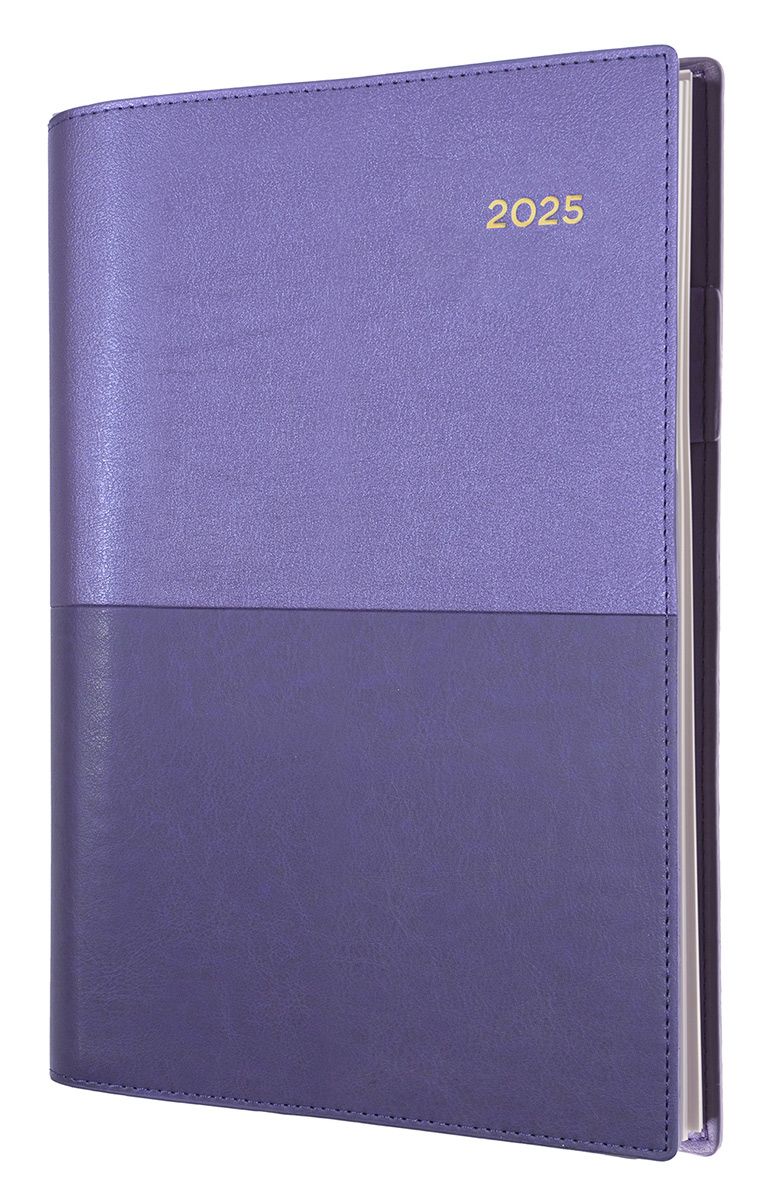 DIARY 2025 COLLINS VANESSA A4 145.V55 1DTP LILAC