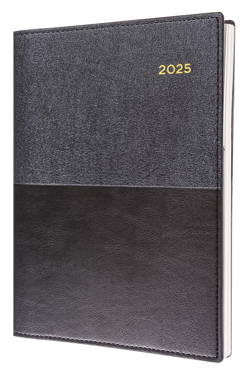 DIARY 2025 COLLINS VANESSA A4 345.V99 WTV BLACK