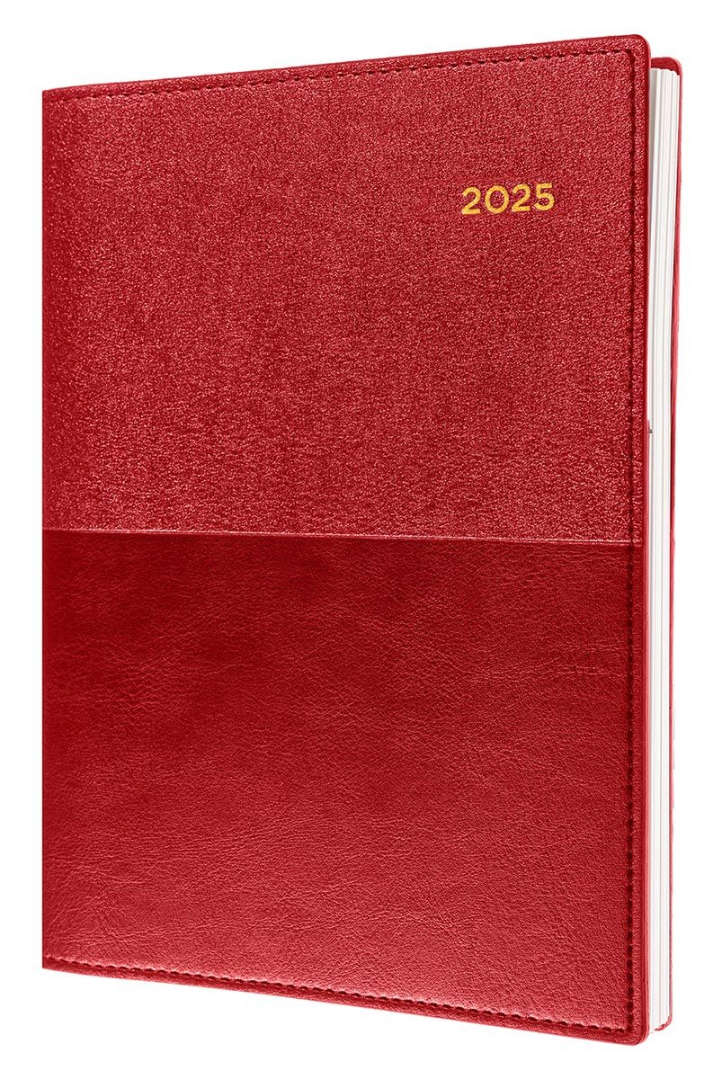 DIARY 2025 COLLINS VANESSA A5 185.V15 1DTP RED