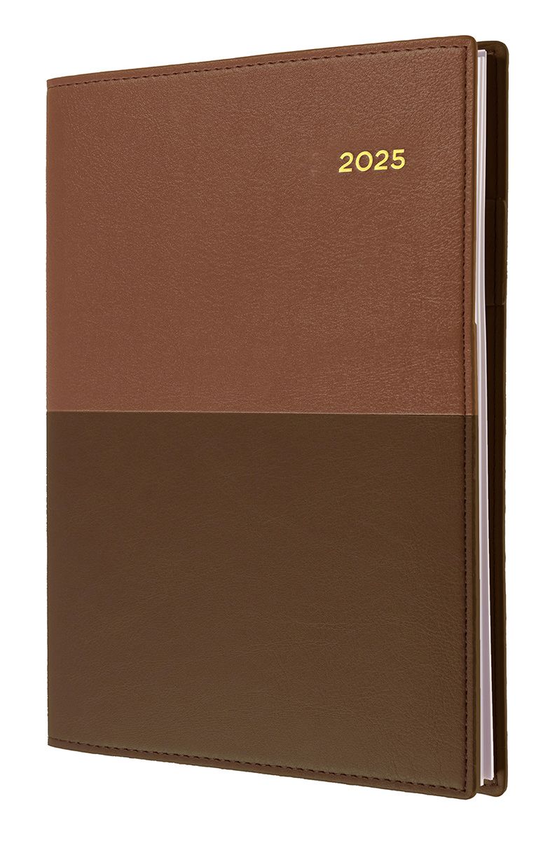 DIARY 2025 COLLINS VANESSA A5 185.V90 1DTP TAN