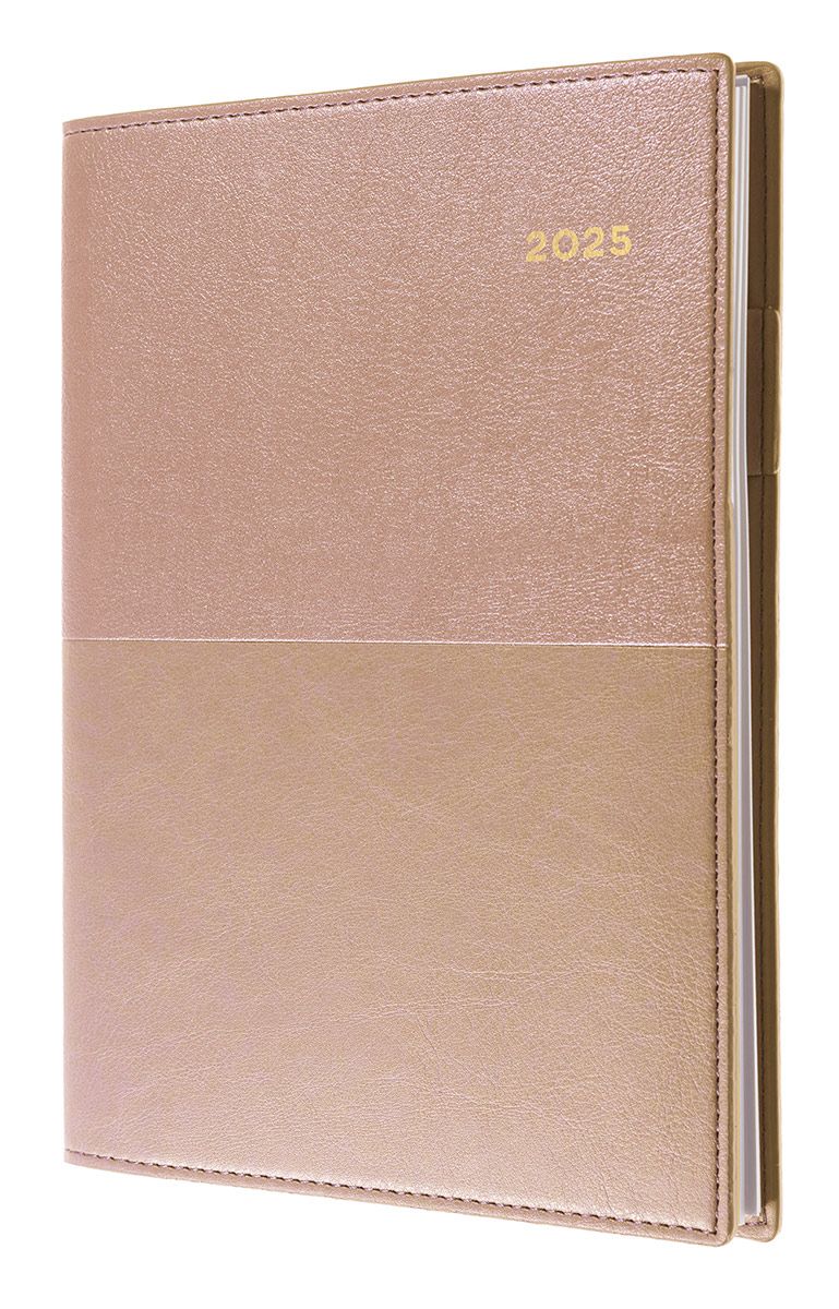 DIARY 2025 COLLINS VANESSA A5 385.V49 WTV ROSE GOLD