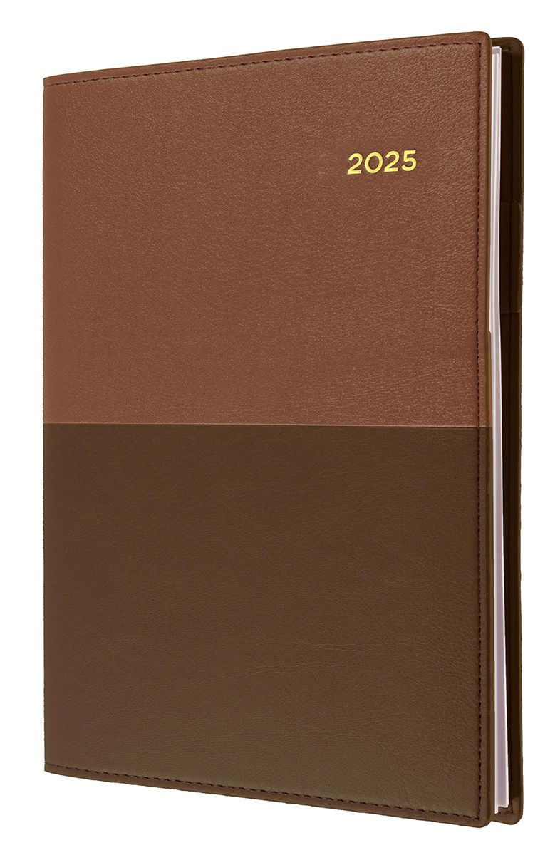 DIARY 2025 COLLINS VANESSA A5 385.V90 WTV TAN